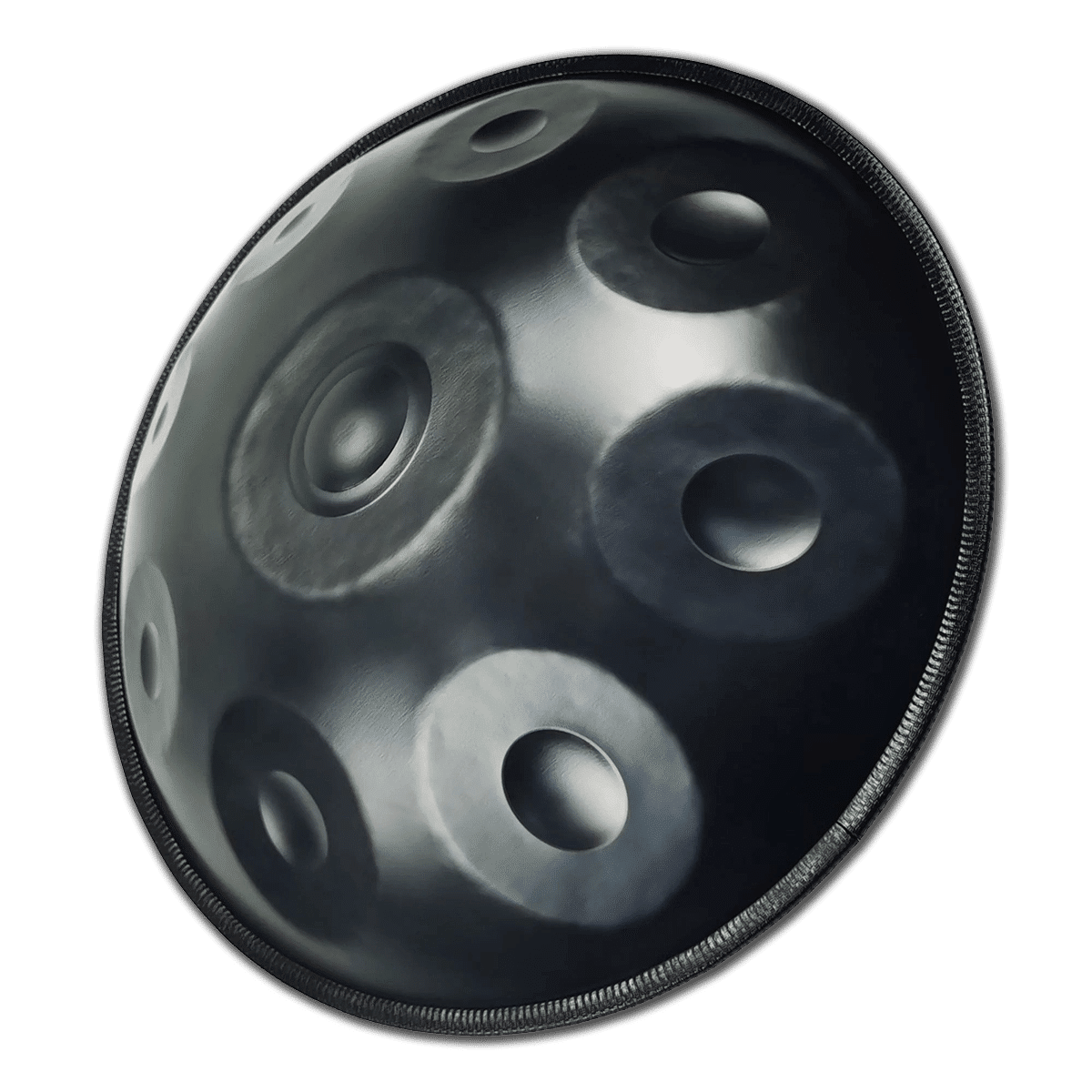 Handpan 9 notes black for sale - Instrument in D minor