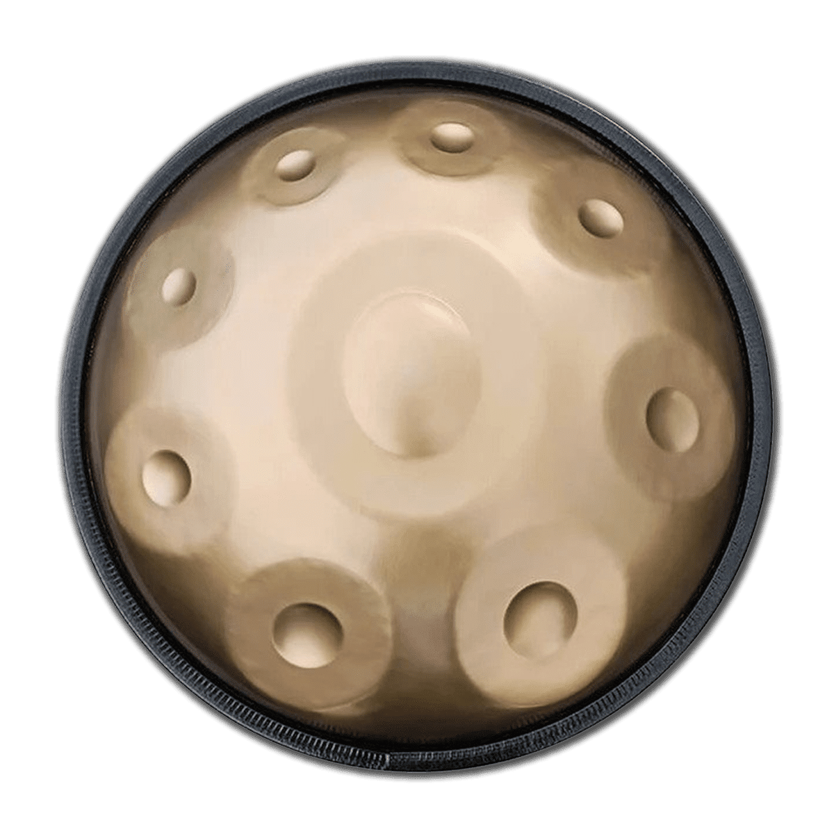 Mini Golden Handpan - 9 תווים - G מינורMini Golden Handpan - 9 תווים - G מינור  